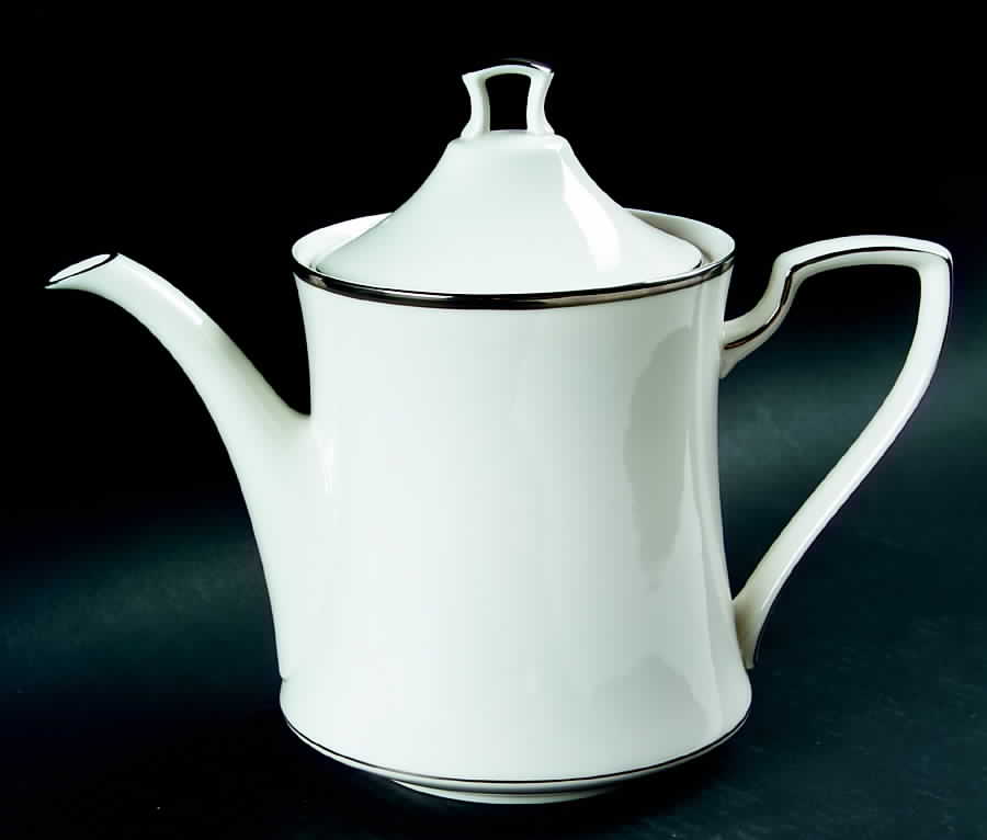 Platinum Serenade Teapot & Lid by Noritake-1