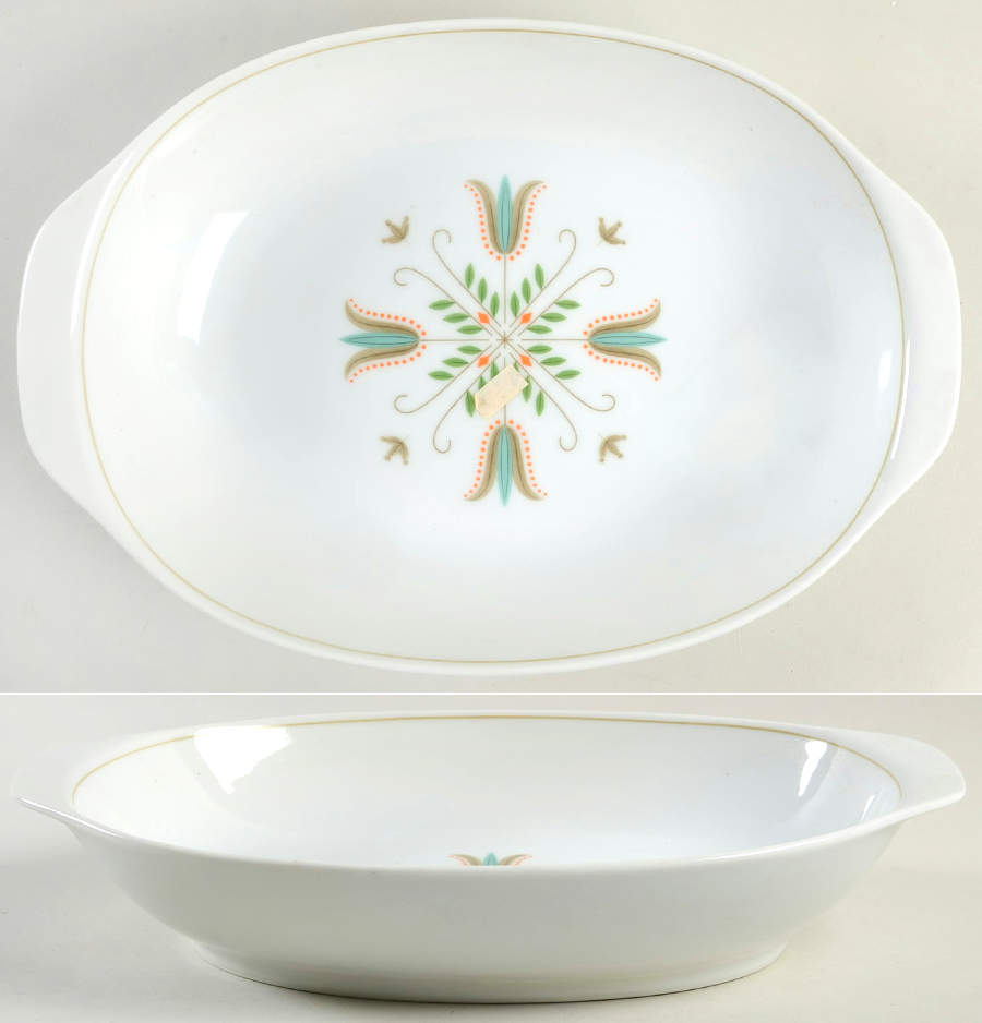 Plymouth 11" Oval Vegetable Bowl by Noritake-1