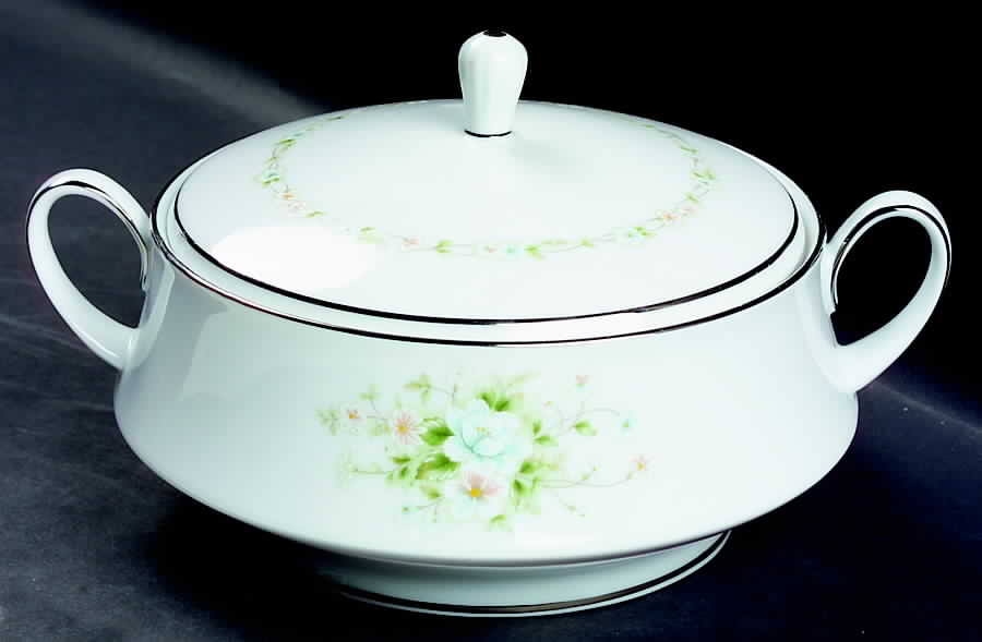 Poetry Round Covered Vegetable by Noritake-1