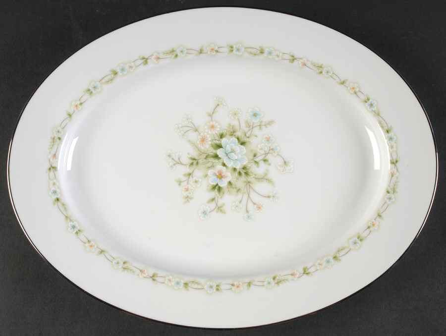Poetry 11" Oval Serving Platter by Noritake-1
