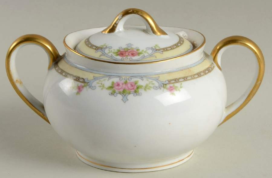 Poinciana Sugar Bowl & Lid by Noritake-1
