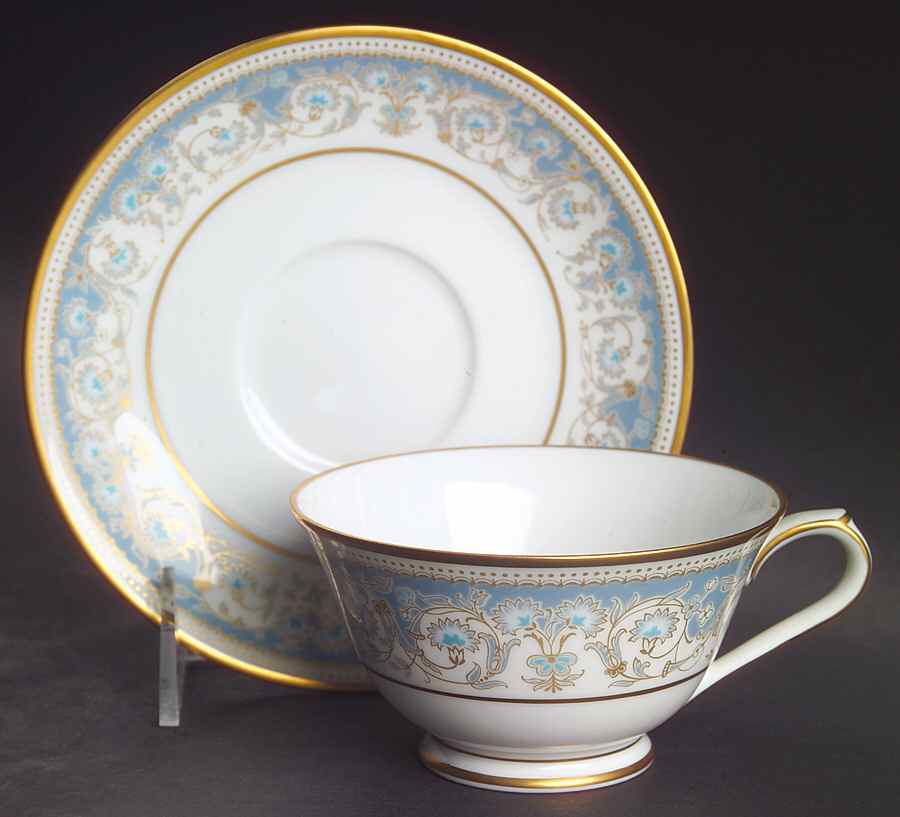 Polonaise Footed Cup & Saucer Set by Noritake-1