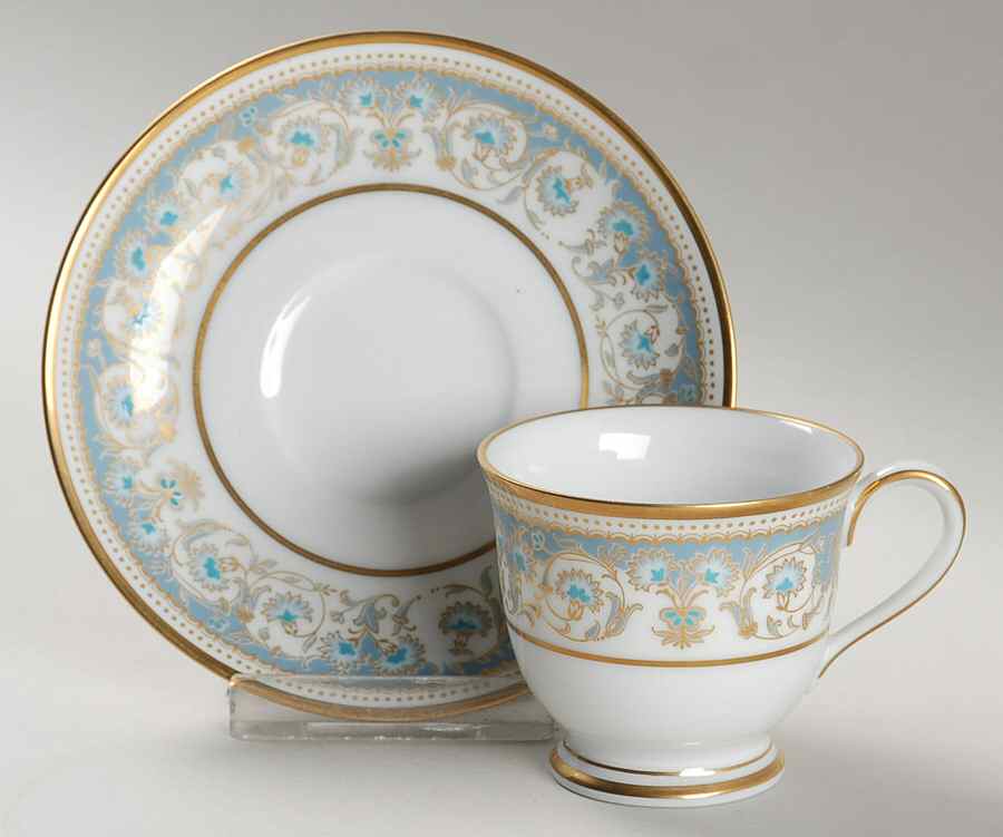 Polonaise Footed Demitasse Cup & Saucer Set by Noritake-1