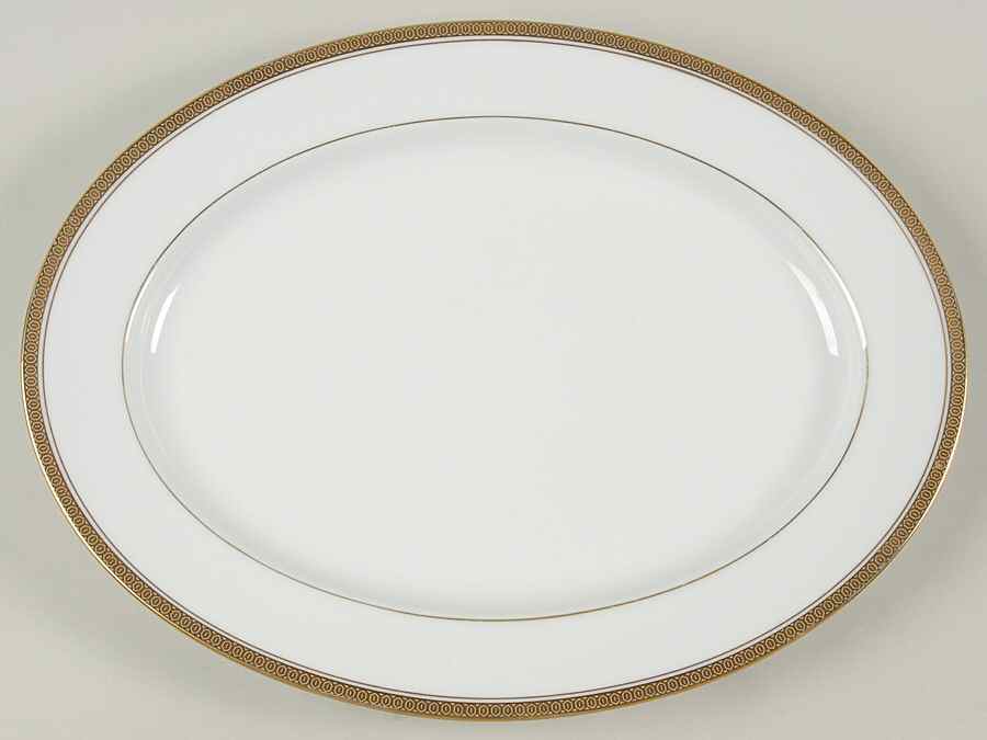 Pompeii 13" Oval Serving Platter by Noritake-1