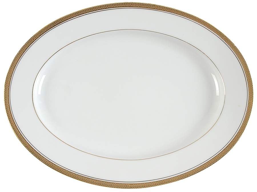 Pompeii 11" Oval Serving Platter by Noritake-1
