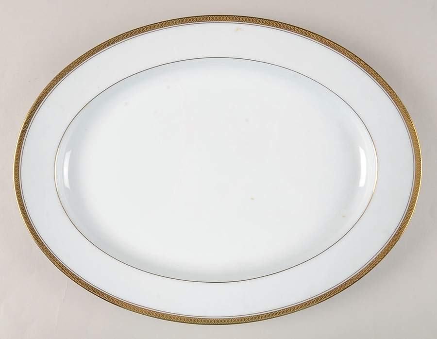 Pompeii 16" Oval Serving Platter by Noritake-1