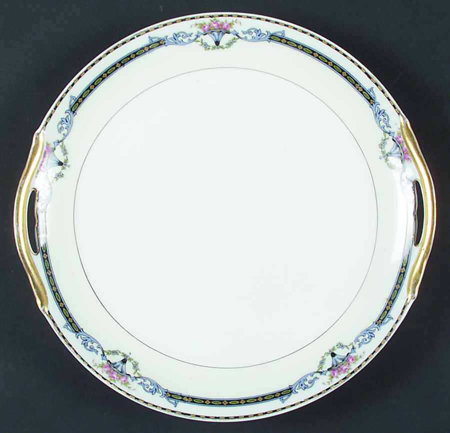 Pontiac Handled Cake Plate by Noritake-1