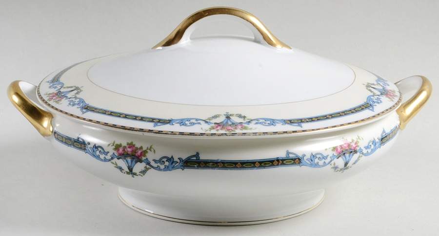 Pontiac Round Covered Vegetable by Noritake-1
