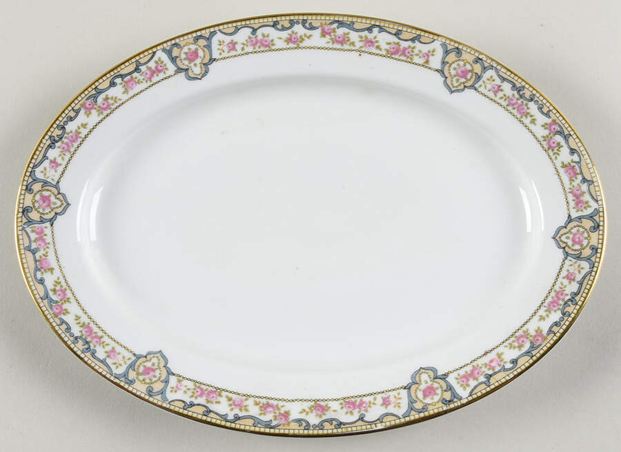 Portland 10" Oval Serving Platter by Noritake-1