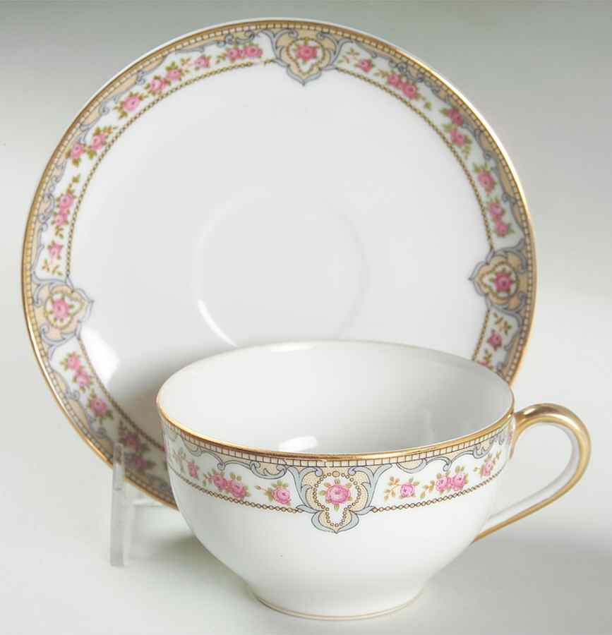 Portland Oversized Cup & Saucer Set by Noritake-1