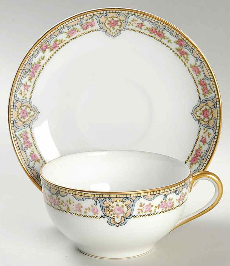 Portland Flat Cup & Saucer Set by Noritake-1
