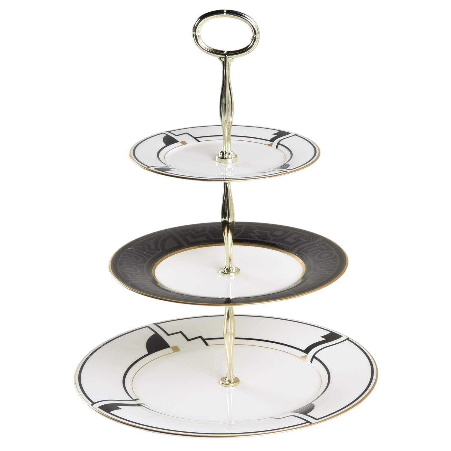Portfolio 13 7/8"-14 1/4" 3-Tiered Serving Tray(DP,SP,BB) HC by Noritake-1