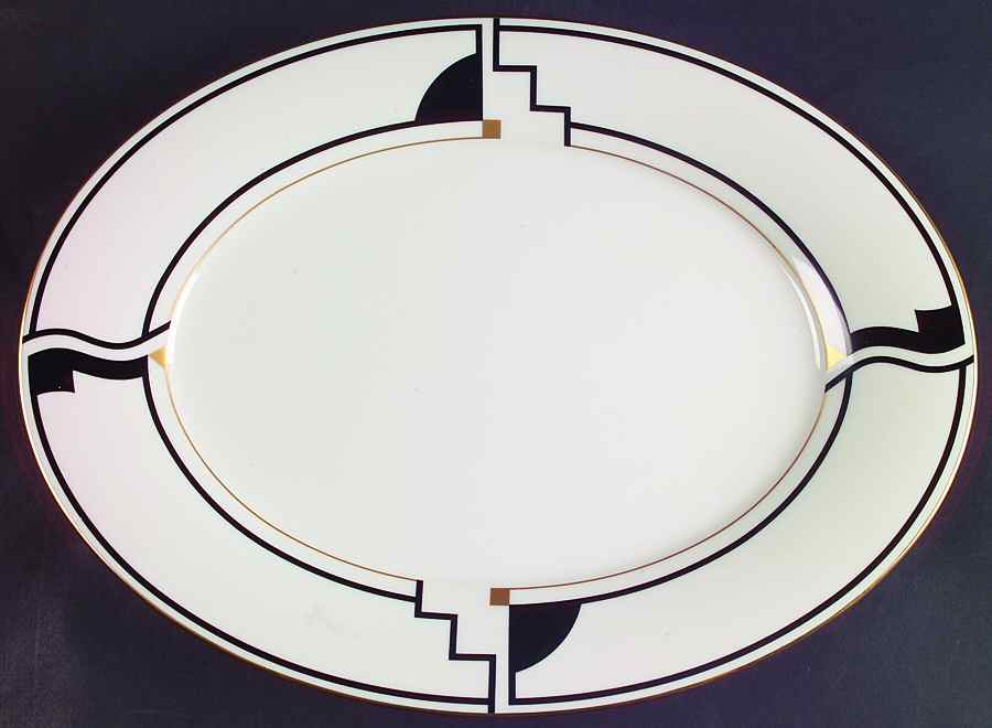Portfolio 13" Oval Serving Platter by Noritake-1