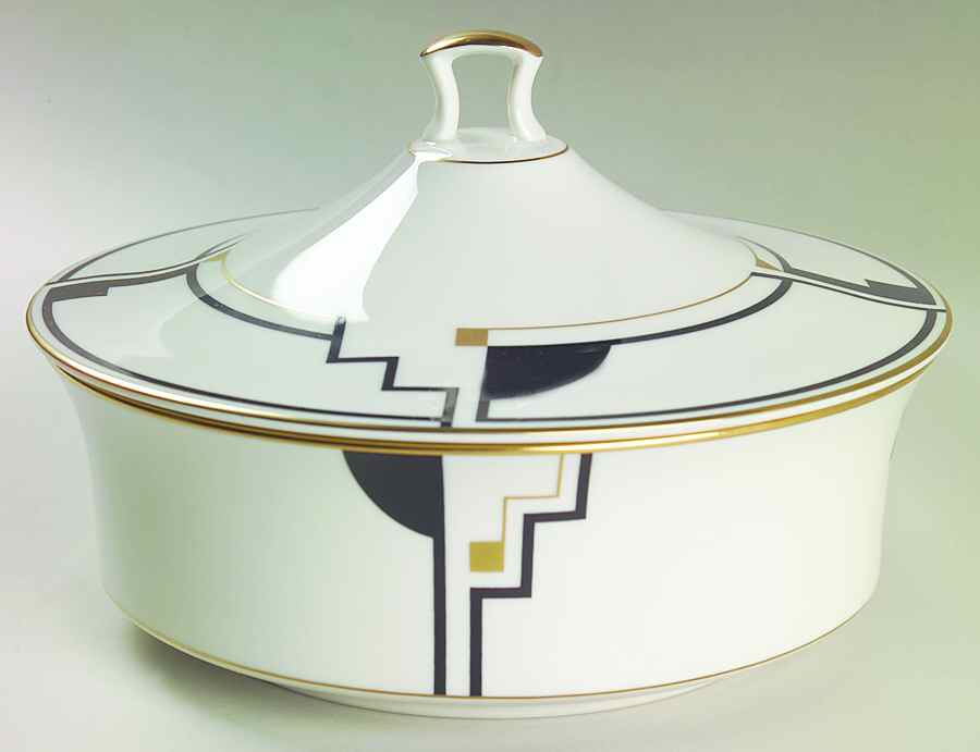Portfolio Large Round Covered Vegetable by Noritake-1
