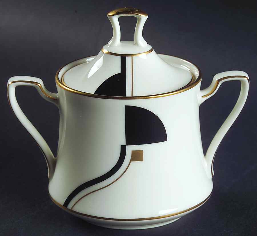 Portfolio Sugar Bowl & Lid by Noritake-1