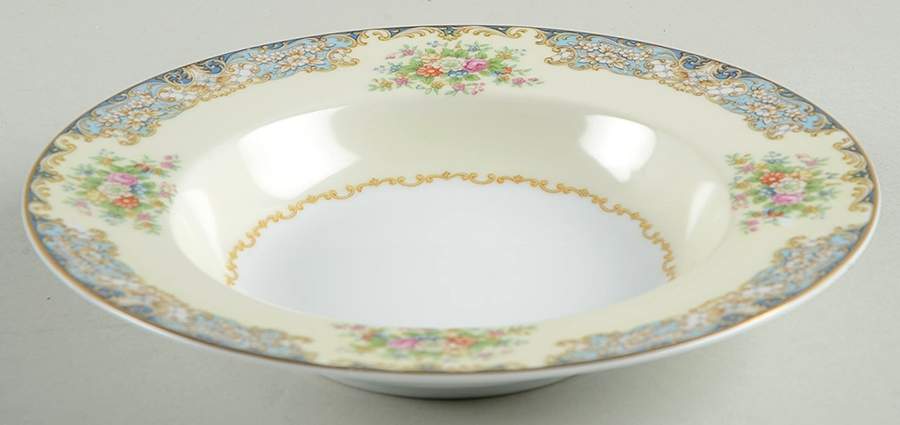 Posy Rim Soup Bowl by Noritake-1