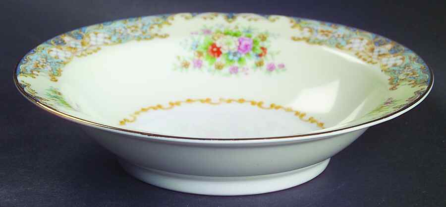 Posy Rim Fruit/Dessert (Sauce) Bowl by Noritake-1
