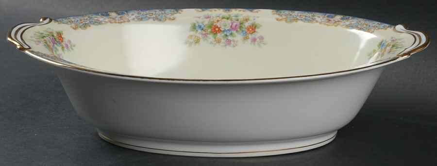 Posy 10" Oval Vegetable Bowl by Noritake-1