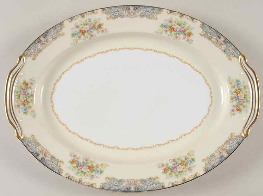 Posy 13" Oval Serving Platter by Noritake-1