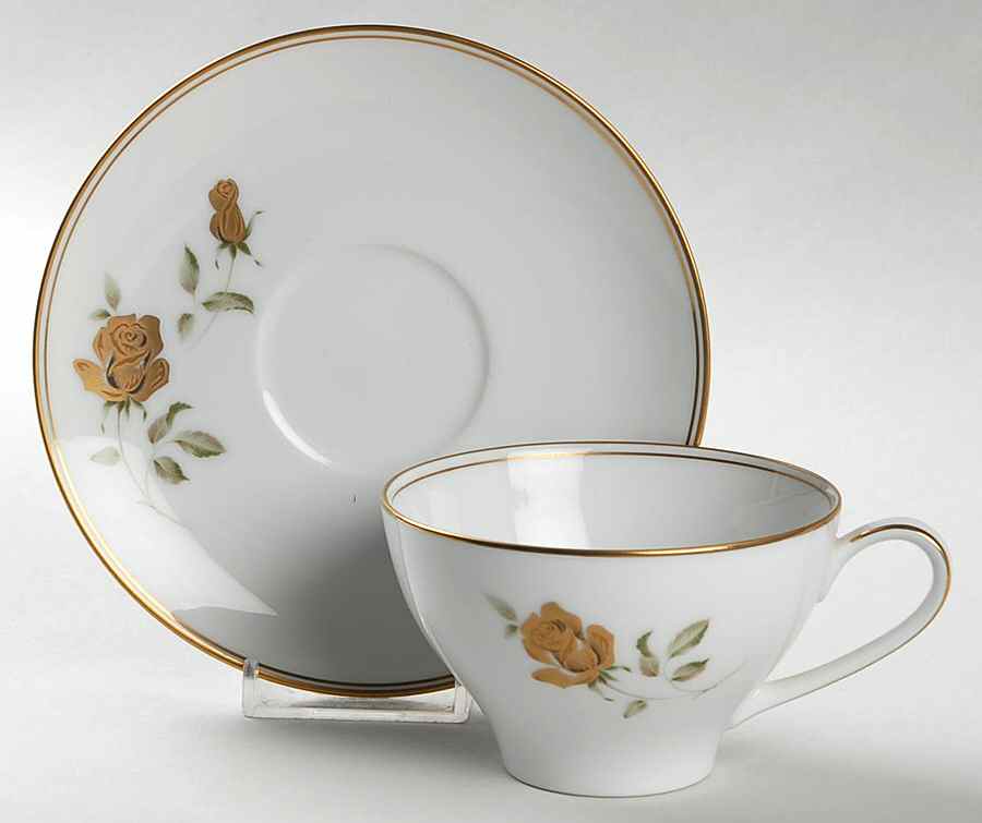 Prima Donna Flat Cup & Saucer Set by Noritake-1