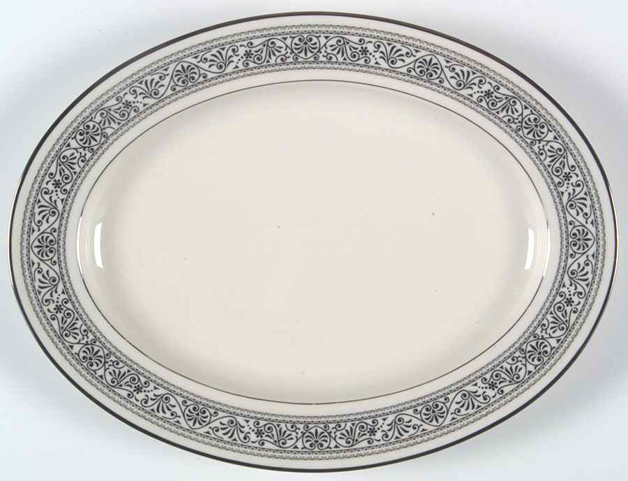 Prelude 11" Oval Serving Platter by Noritake-1