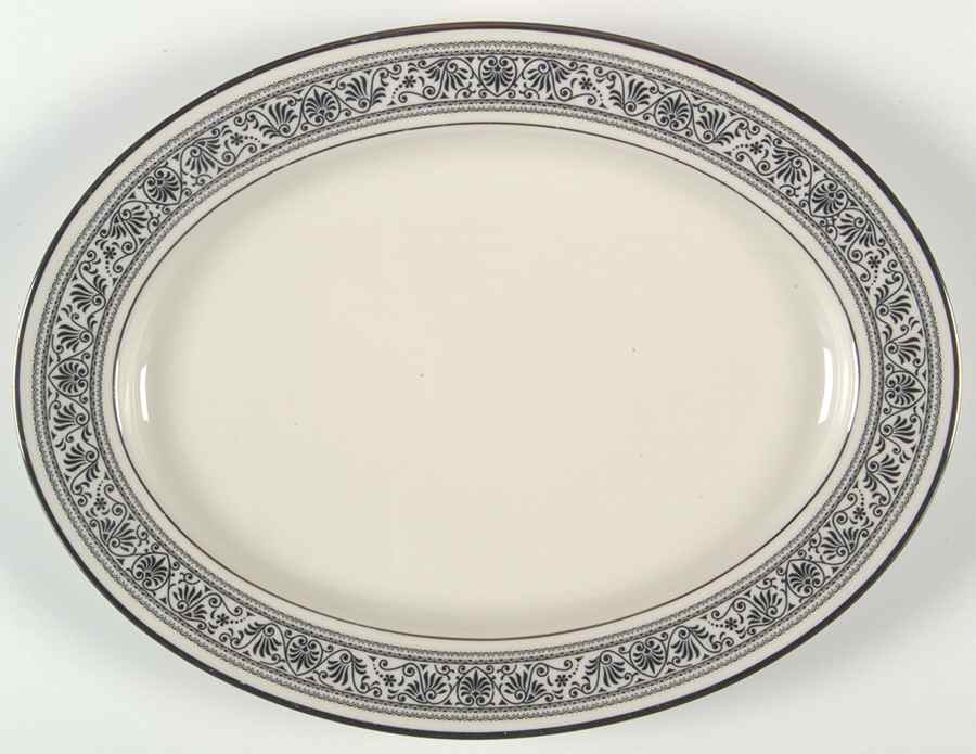 Prelude 13" Oval Serving Platter by Noritake-1