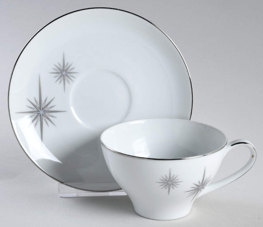 Preston Flat Cup & Saucer Set by Noritake-1