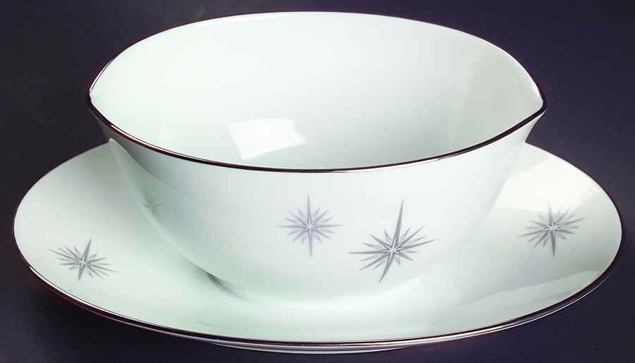Preston Gravy Boat with Attached Underplate by Noritake-1
