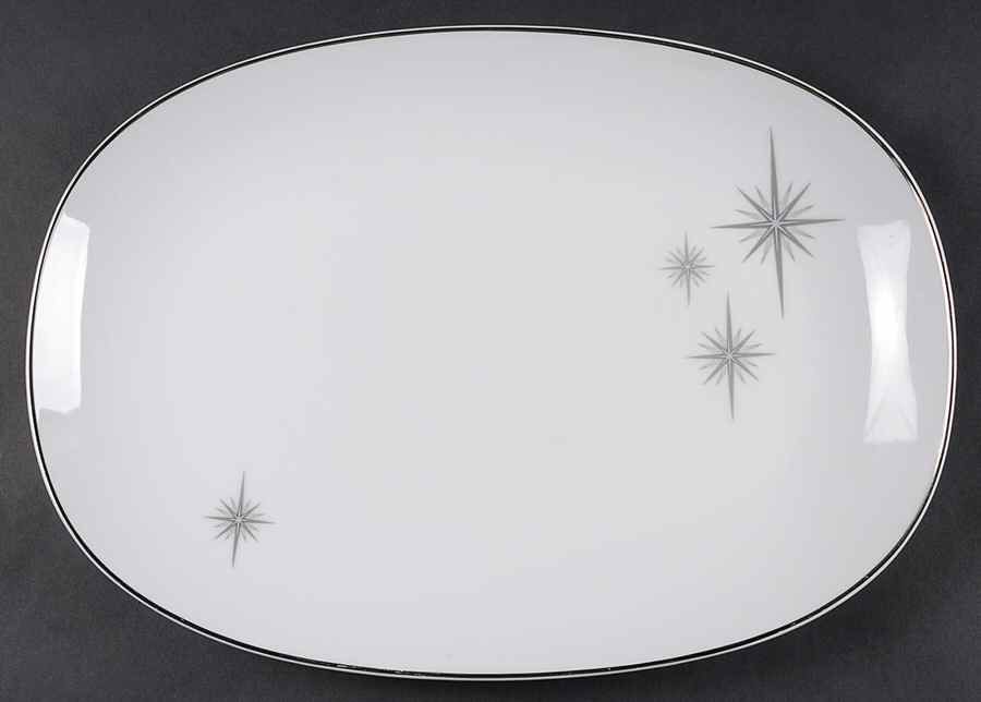 Preston 15" Oval Serving Platter by Noritake-1