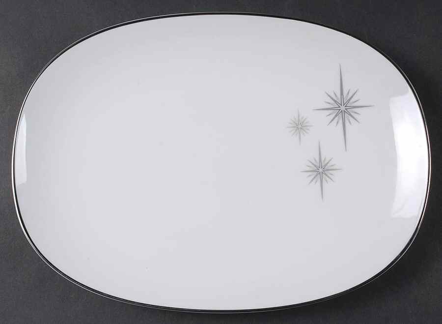 Preston 11" Oval Serving Platter by Noritake-1