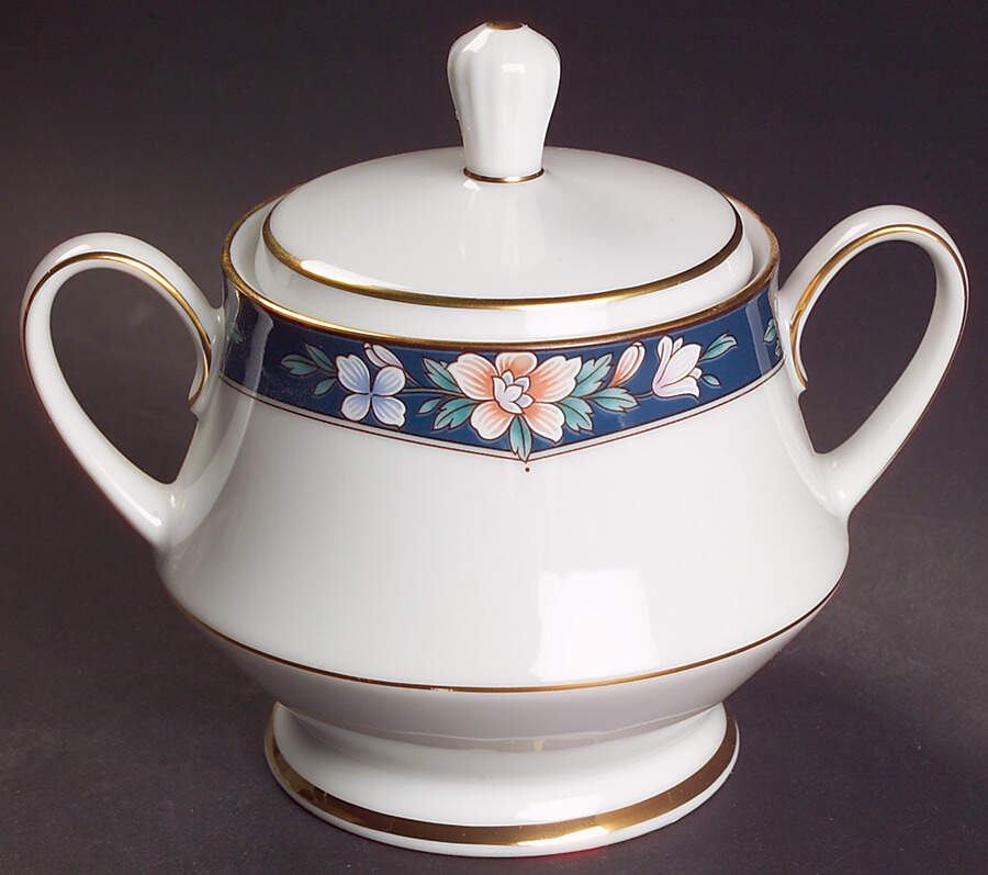 Prescott Sugar Bowl & Lid by Noritake-1