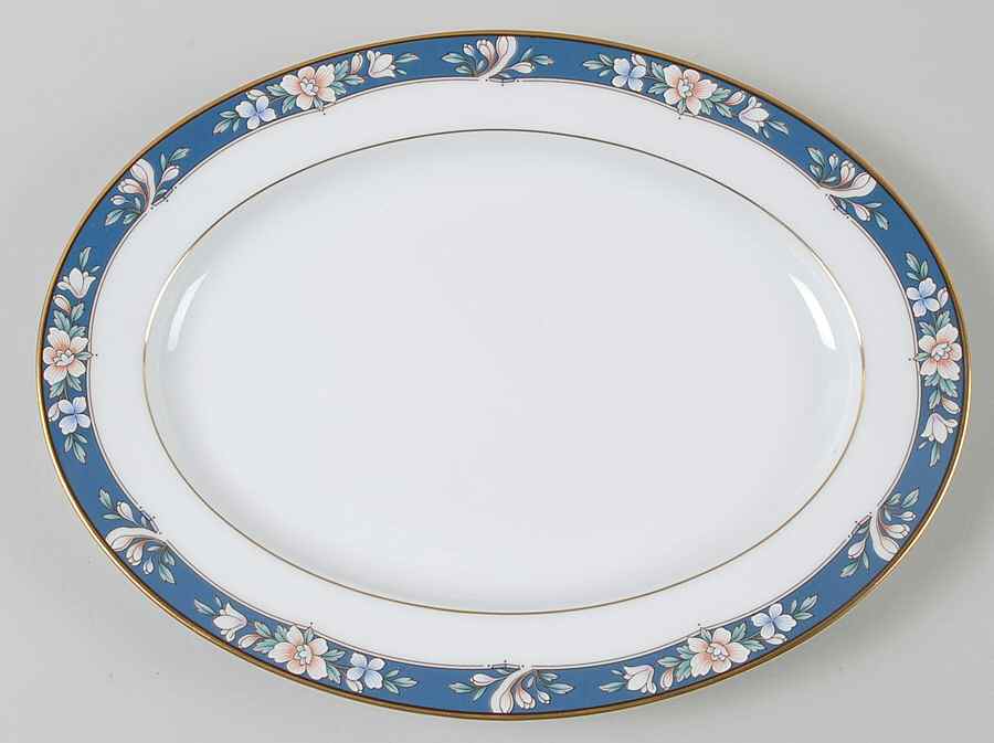 Prescott 11" Oval Serving Platter by Noritake-1