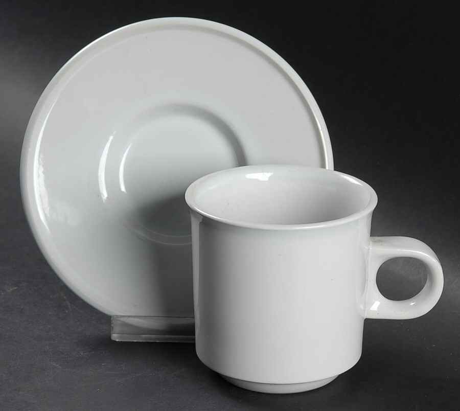 Primary Flat Cup & Saucer Set by Noritake-1