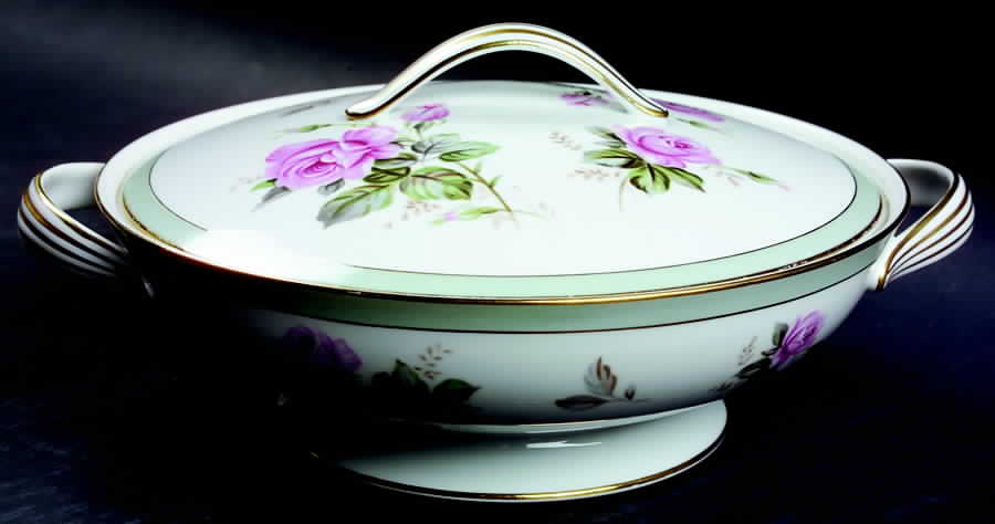 Priscilla Round Covered Vegetable by Noritake-1