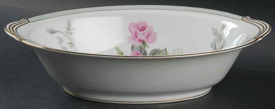 Priscilla 10" Oval Vegetable Bowl by Noritake-1
