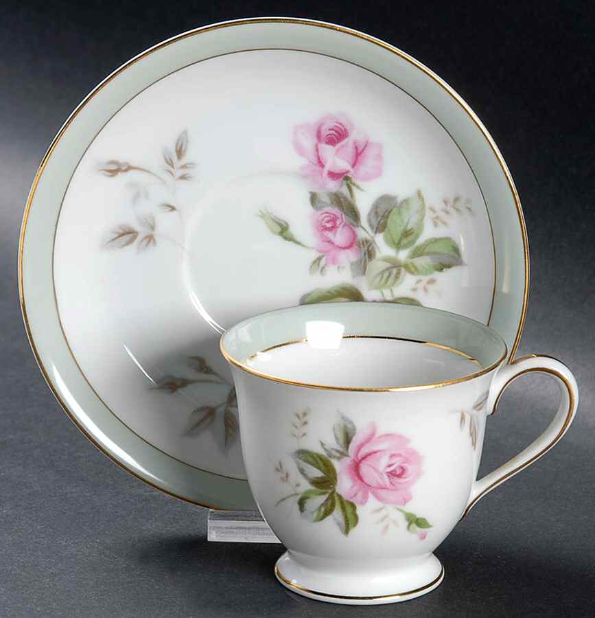 Priscilla Footed Demitasse Cup & Saucer Set by Noritake-1