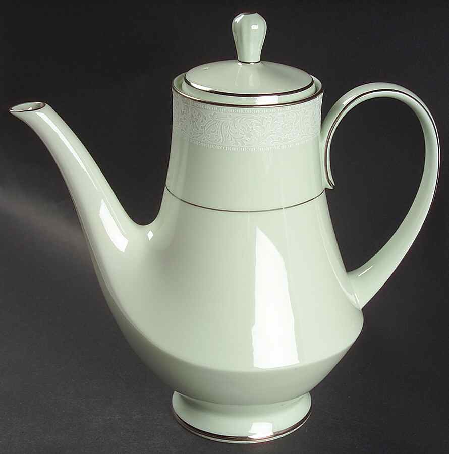 Promise Me Green Coffee Pot & Lid by Noritake-1