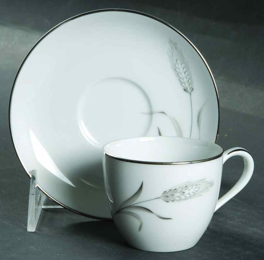 Prosperity Flat Demitasse Cup & Saucer Set by Noritake-1