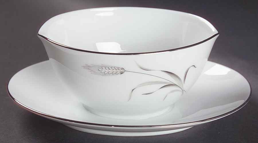 Prosperity Gravy Boat with Attached Underplate by Noritake-1