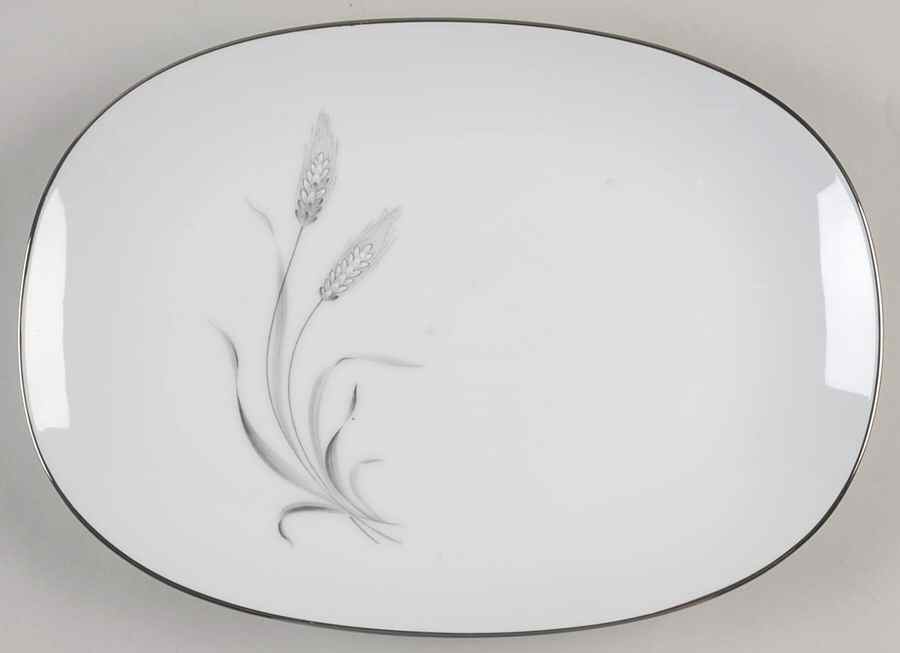 Prosperity 11" Oval Serving Platter by Noritake-1
