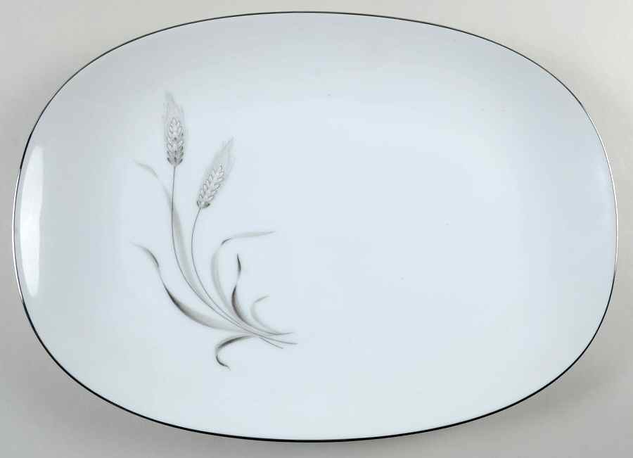 Prosperity 15" Oval Serving Platter by Noritake-1
