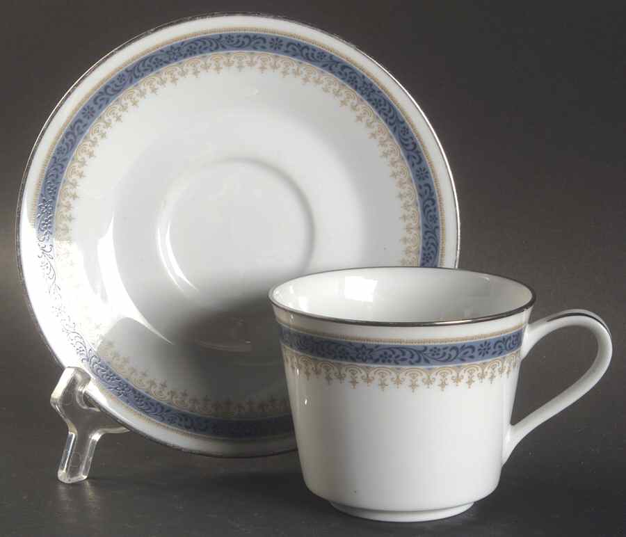 Promenade Footed Cup & Saucer Set by Noritake-1