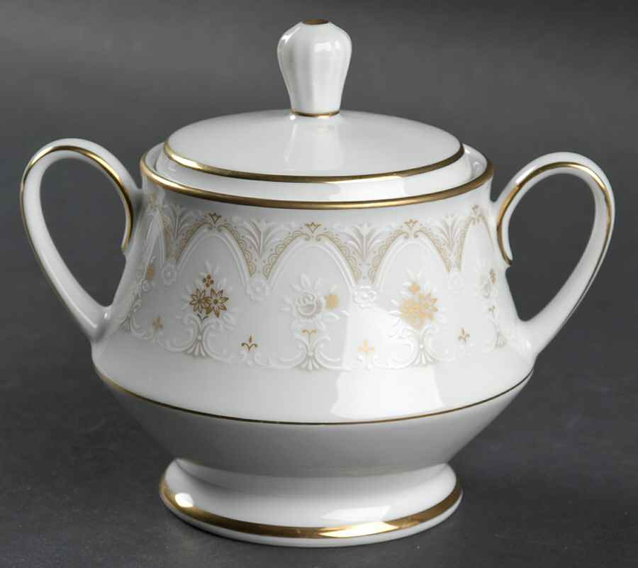 Prudence Sugar Bowl & Lid by Noritake-1