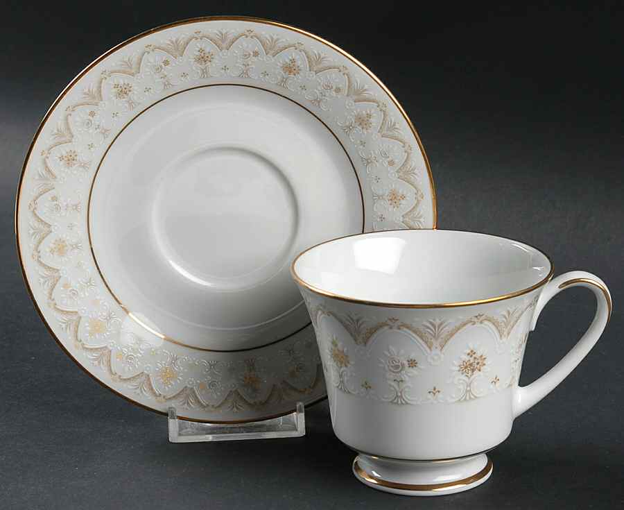 Prudence Footed Cup & Saucer Set by Noritake-1