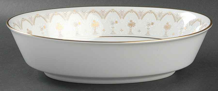 Prudence 9" Oval Vegetable Bowl by Noritake-1