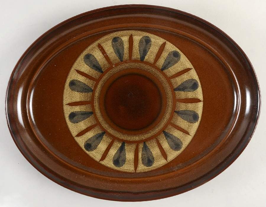 Pueblo 14" Oval Serving Platter by Noritake-1