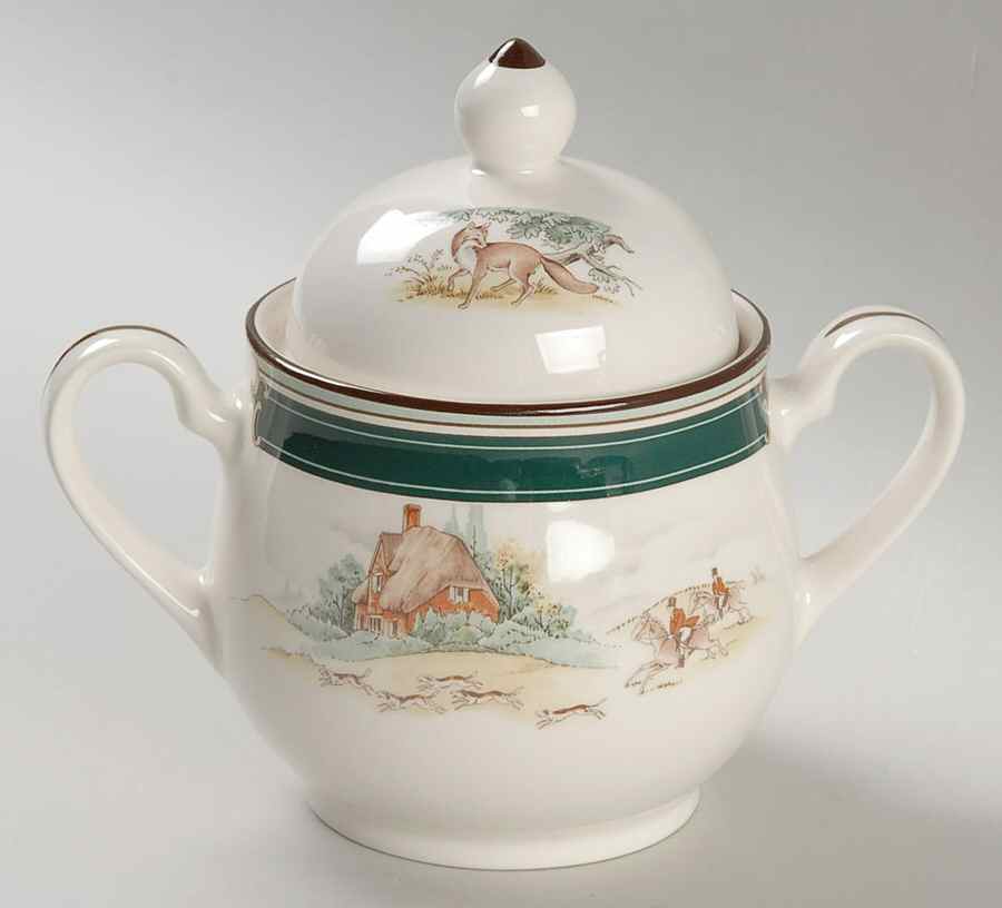 Pursuit Sugar Bowl & Lid by Noritake-1
