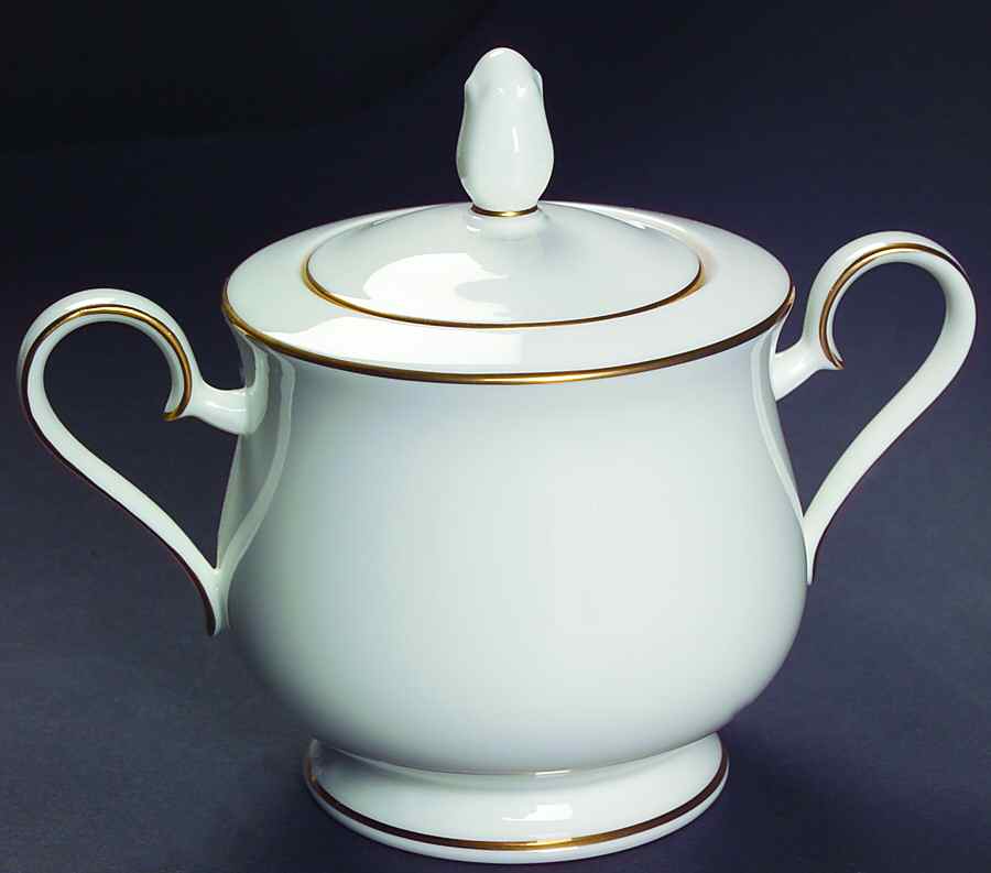 Purity Gold Sugar Bowl & Lid by Noritake-1