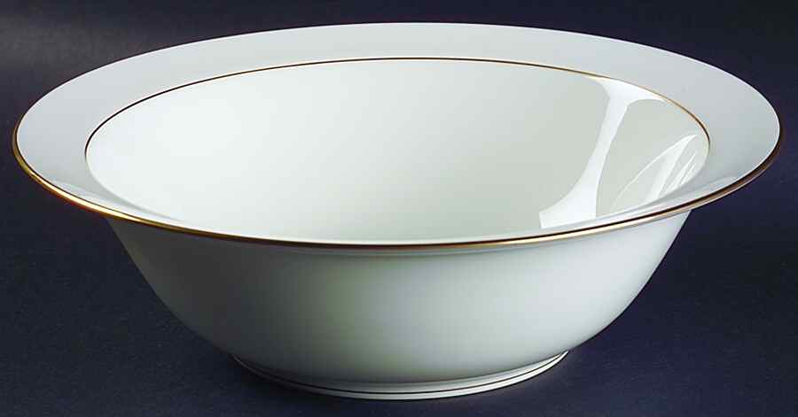 Purity Gold 9" Round Vegetable Bowl by Noritake-1