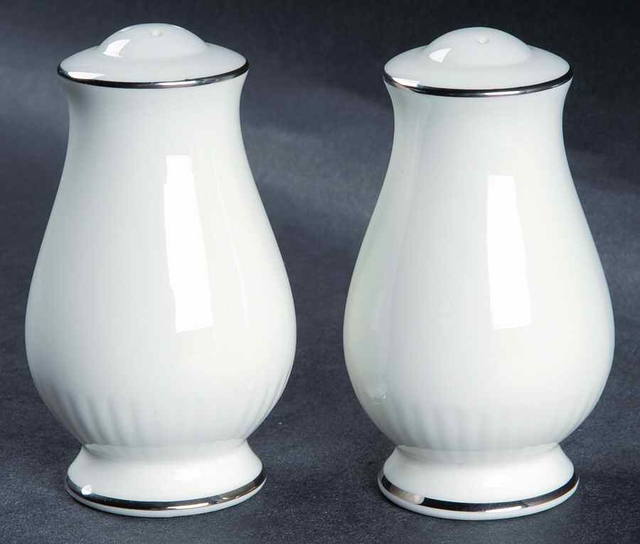 Purity White Salt & Pepper Set by Noritake-1